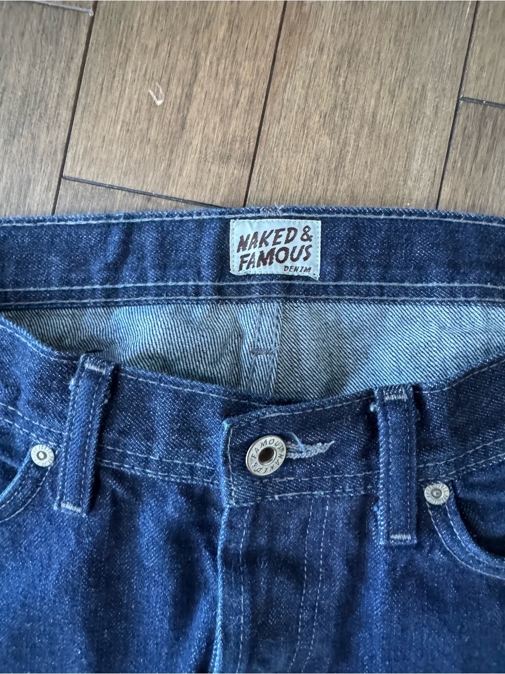 Naked and Famous Dark Blue Slim Men's Jeans